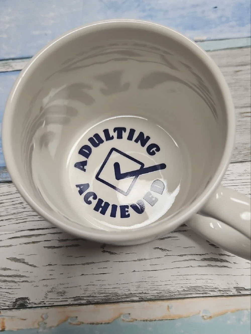 ADULTING COFFEE MUG. ADULTING ACHIEVED 12 Oz Mug By Ginger Fox